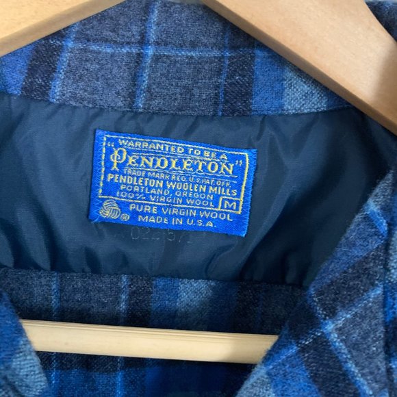 Vintage Pendleton Plaid Wool Button Down - Picture 2 of 3
